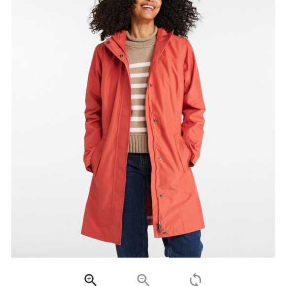 L.L. Bean Women's Tan Raincoat Sz S H2OFF Removable Lining - Picture 16 of 16